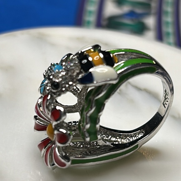 RSC Titanium and Enamel Ring - Picture 8 of 13
